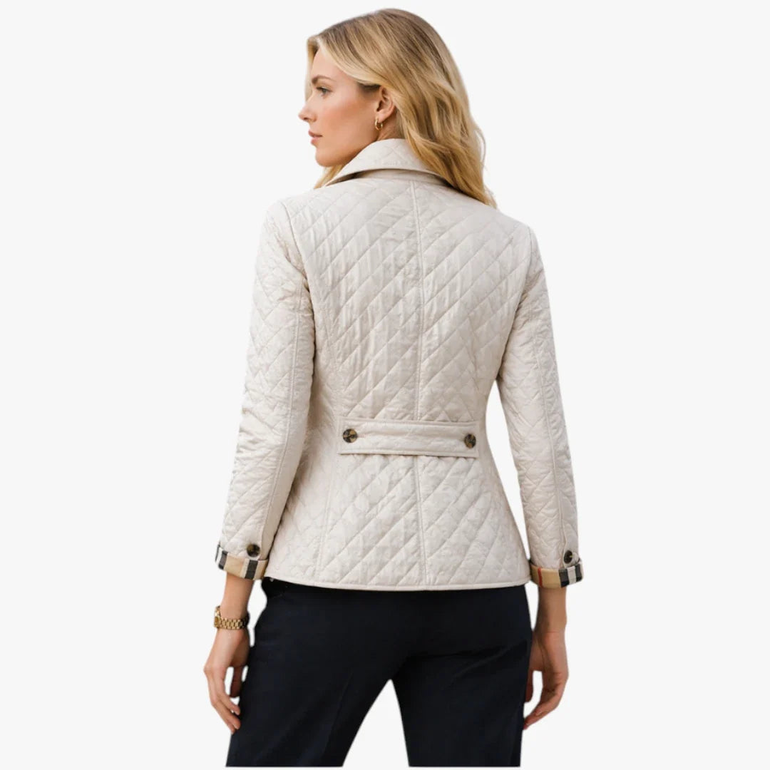 Women’s Quilted Lightweight Jacket with Collar