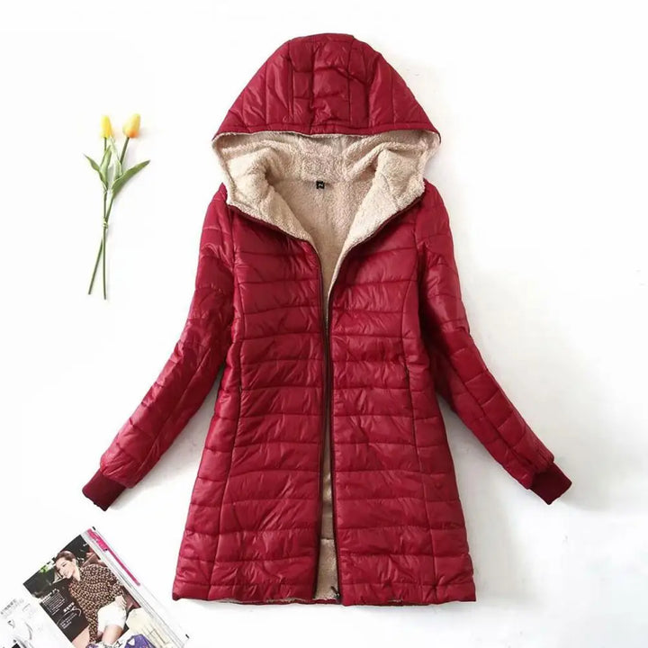 Women’s Quilted Warm Jacket with Hood