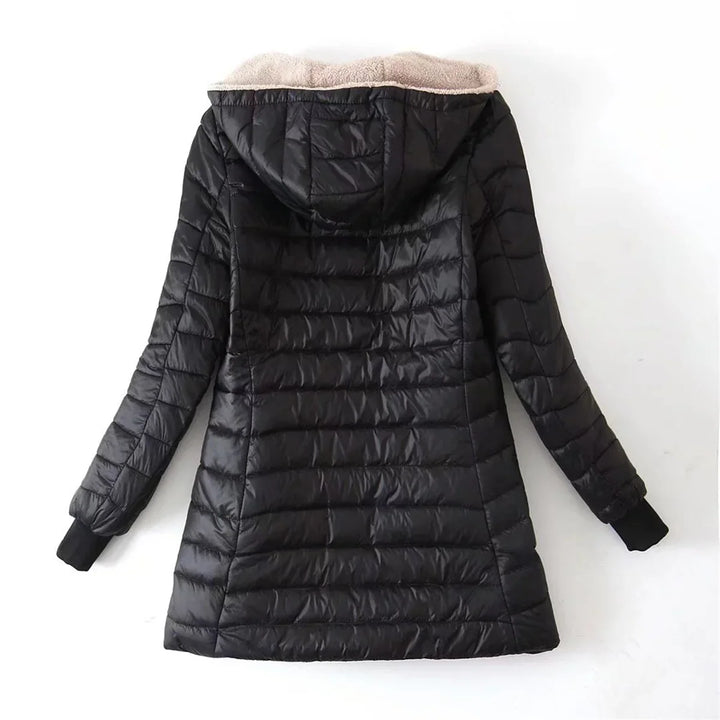 Women’s Quilted Warm Jacket with Hood