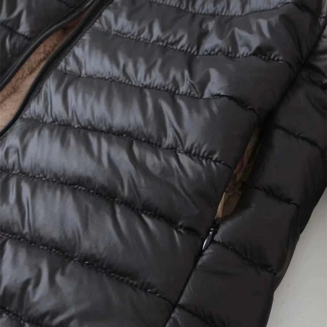 Women’s Quilted Warm Jacket with Hood