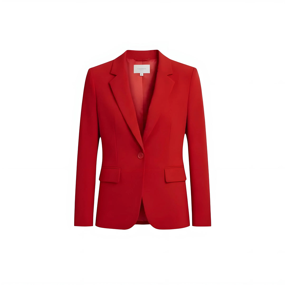 Women’s Slim Fit Lightweight Blazer with Button Closure