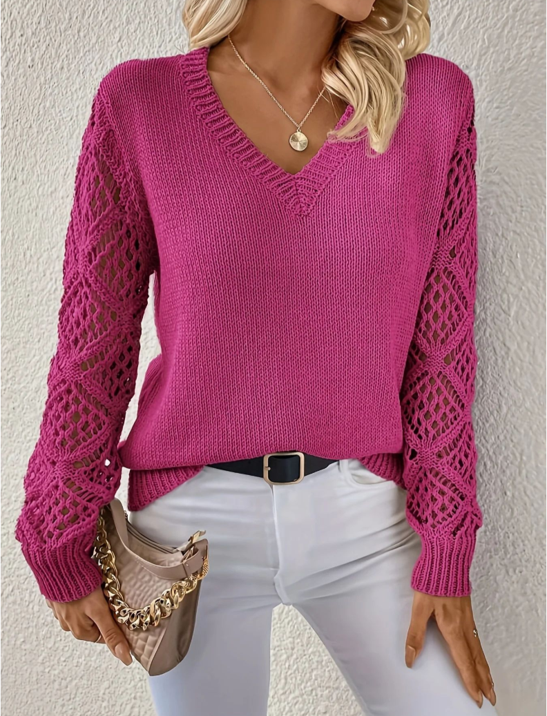 Aubrey™ - Soft V-Neck Sweater