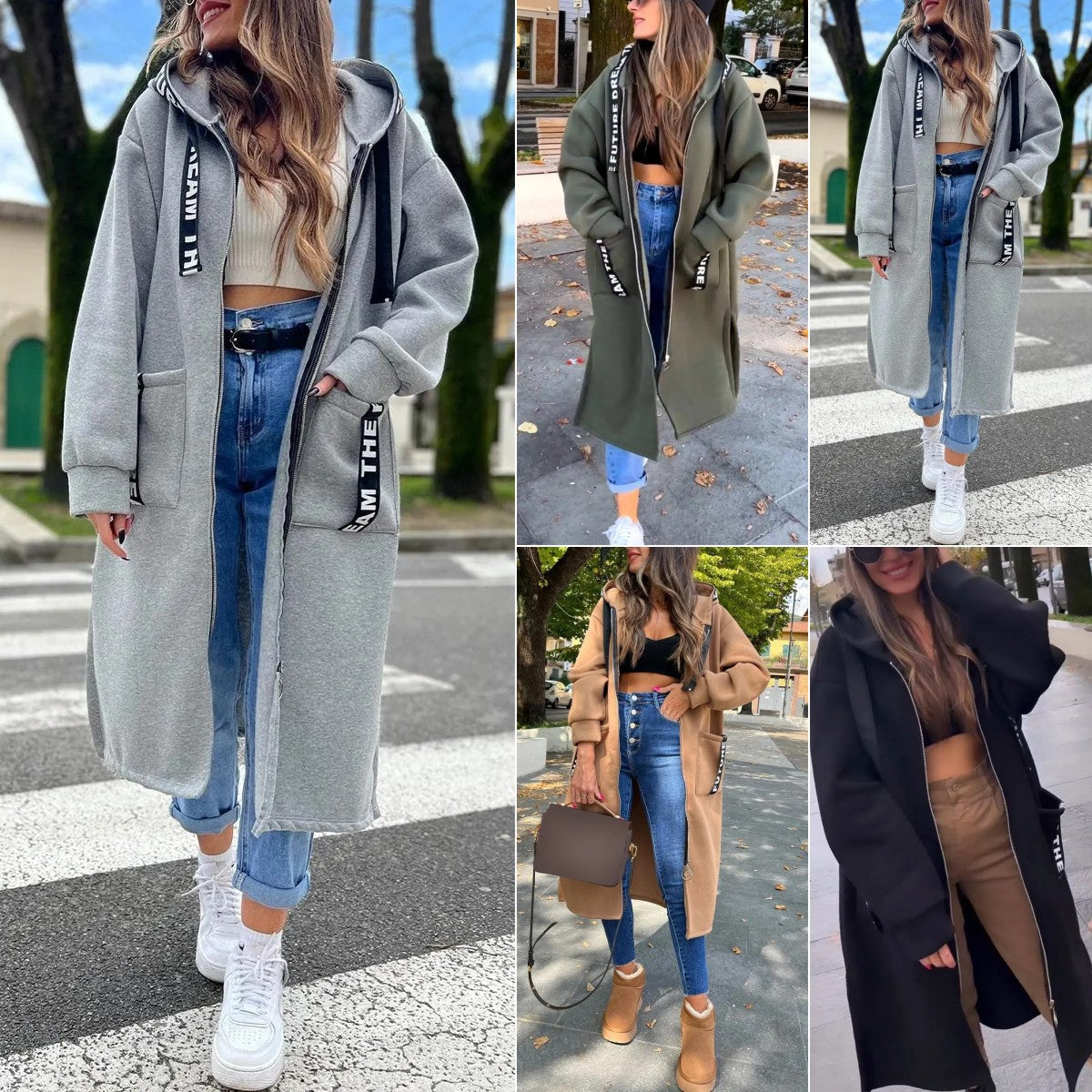 💖New Arrival Hot Sale 🔥Long, Casual, Solid Color Women's Hoodie💥Limited 59% Discount⏳